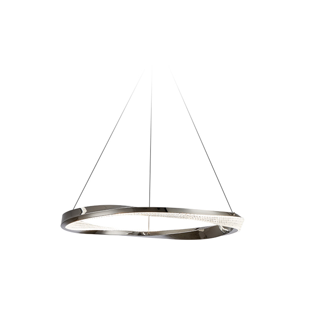 Arisha Modern LED Pendelleuchte Gold Ess/Wohn/Schlafzimmer Metall&Acryl Dimmbar