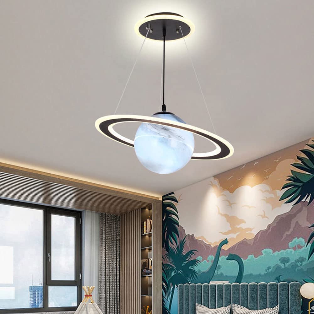 Aria Desinger LED Pendelleuchte Star Blau Orange Kinderzimmer