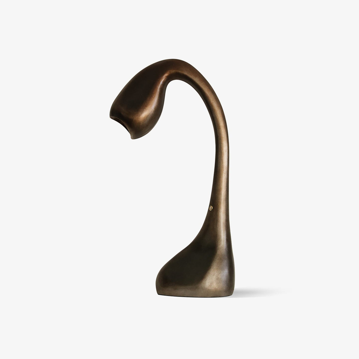 Kyns skulpturale Tischleuchte aus Bronze