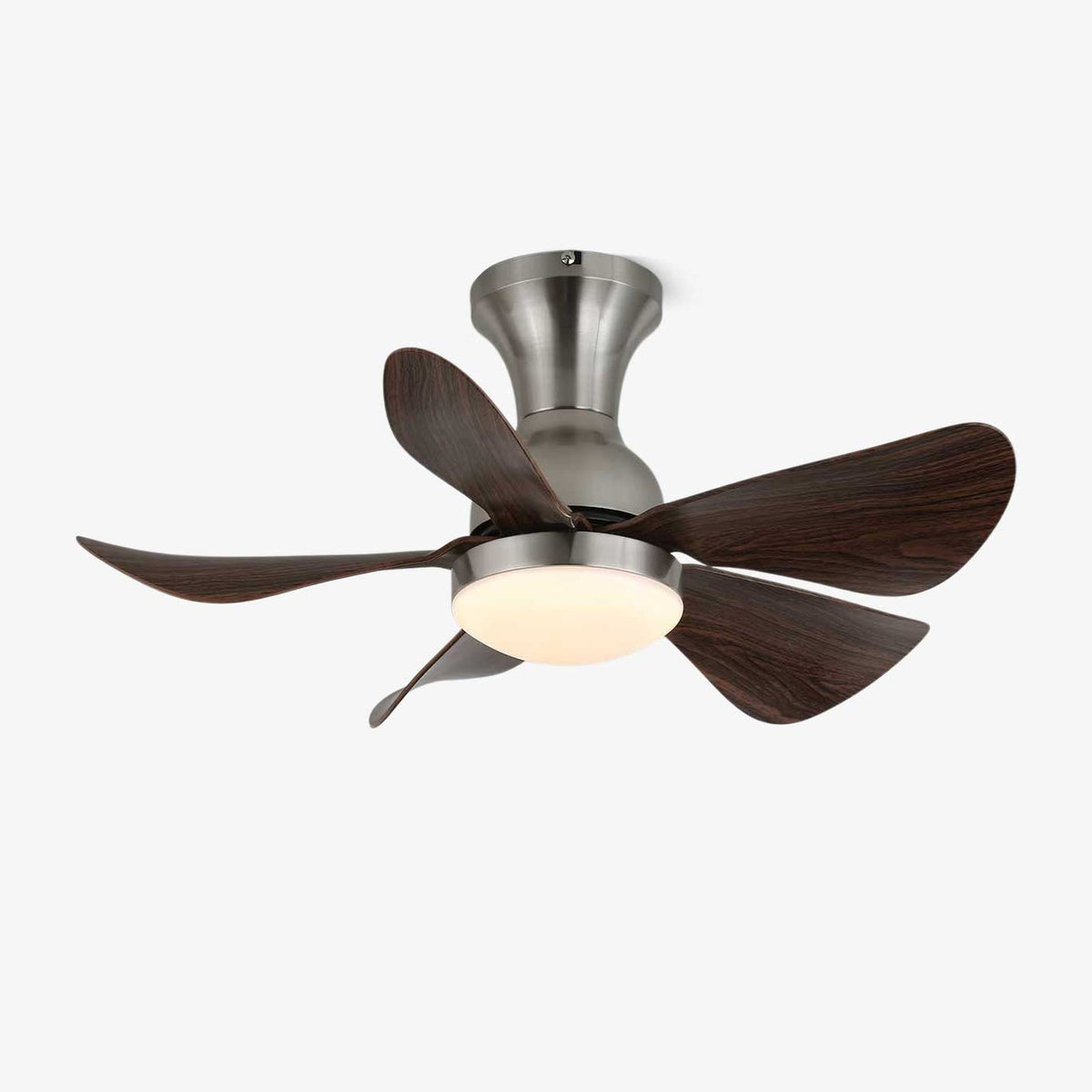 Novaro Deckenventilator mit Beleuchtung aus Holz im zeitgenössischen Stil