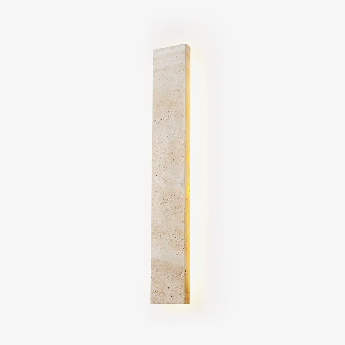 Tavoelia Slim Rectangle Travertine Linear Wandleuchte