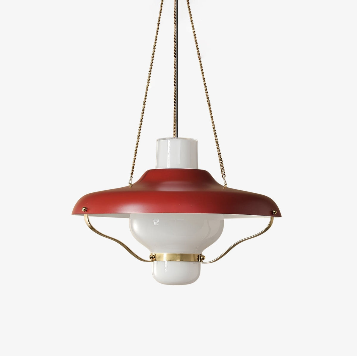 Olaeon Mid-Century-Glas-Pendelleuchte