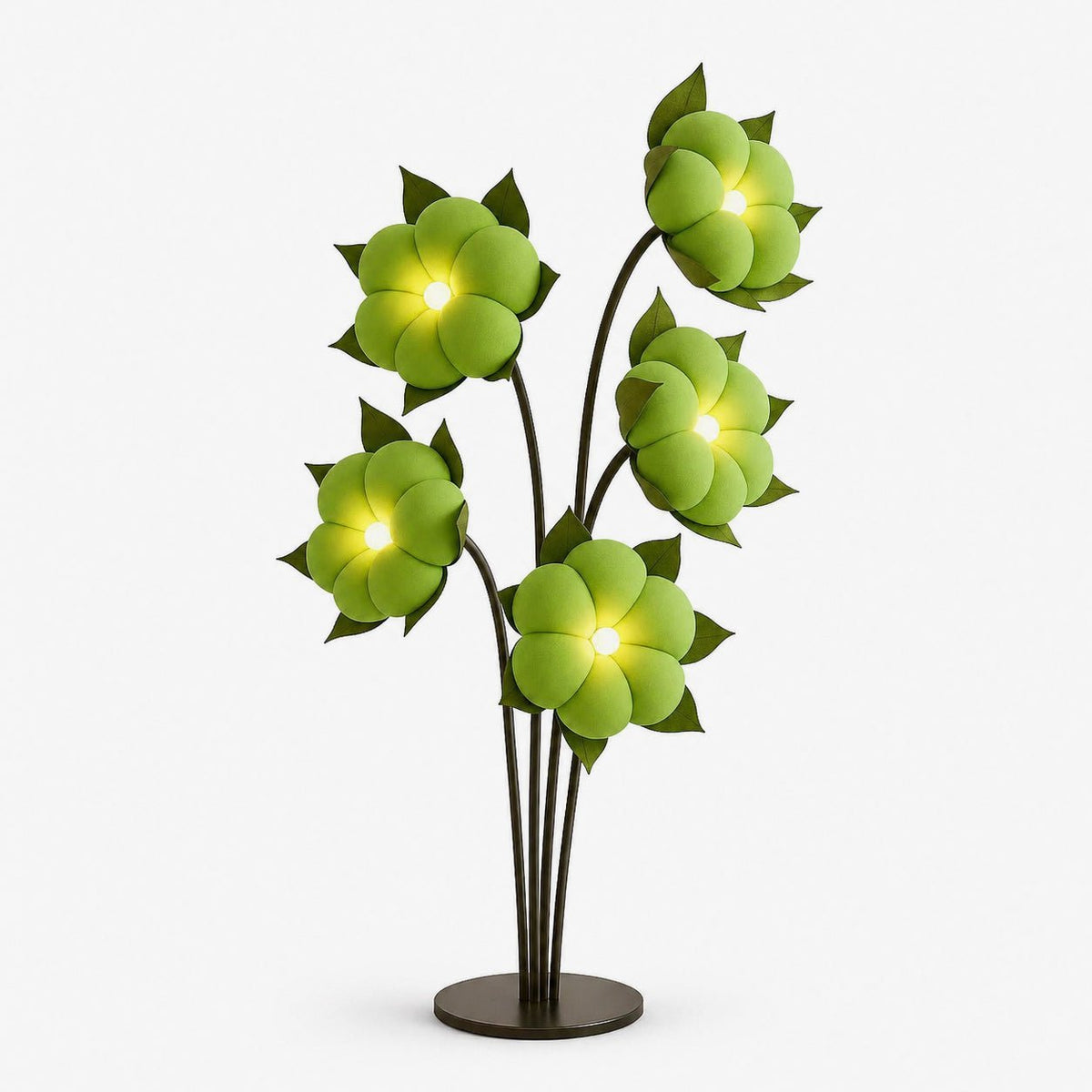 Sylvianne grüne Blüte Stehleuchte