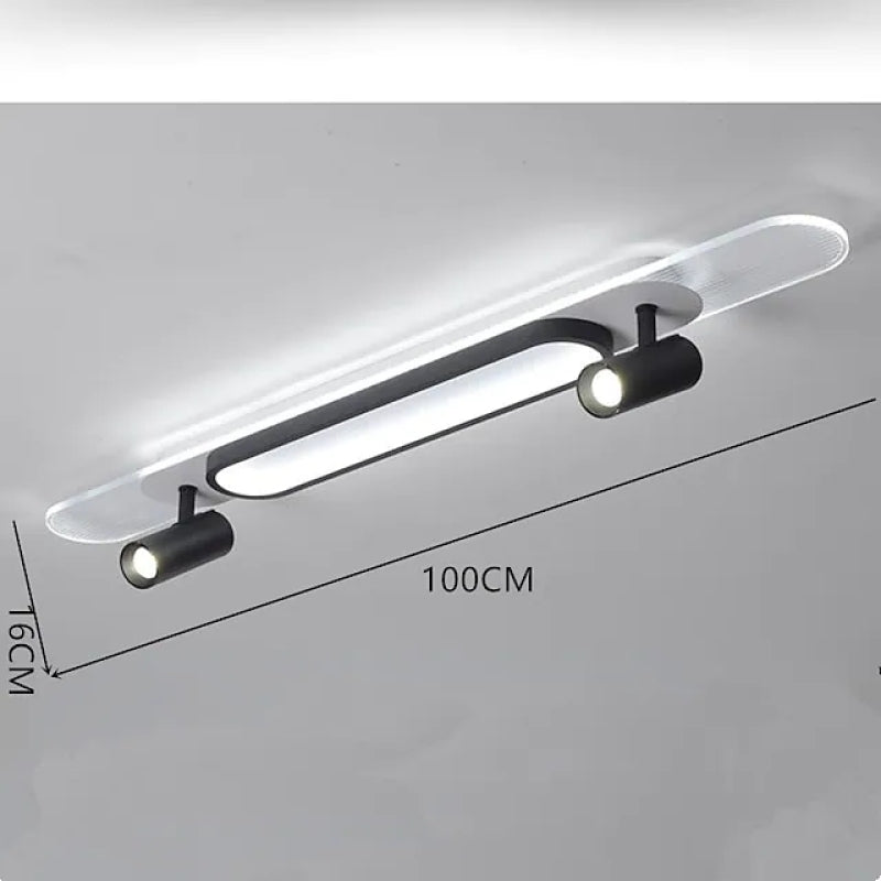 Arisha Modern LED Deckenstrahler 2 Flammig Wohn/Esszimmer Metall