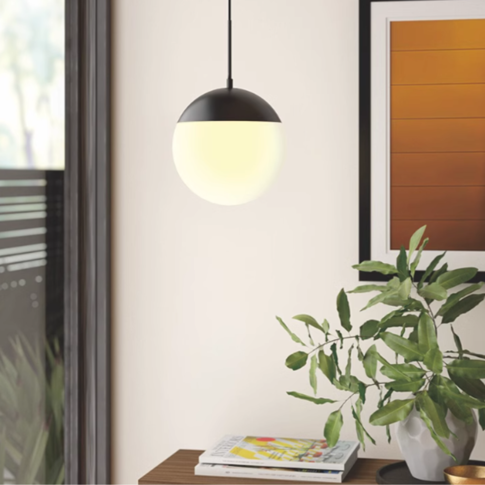 Valentina Moderne Pendelleuchte Metall Glas Wohnzimmer Schlafzimme