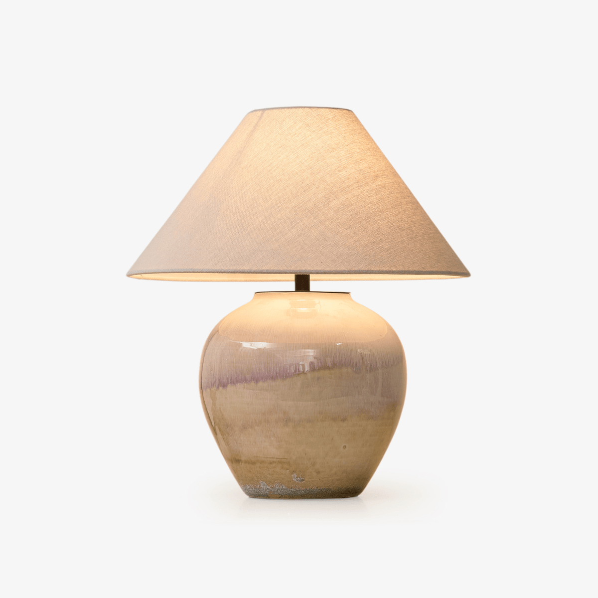 Gradient Hued Keramik-Jar-Tischlampe