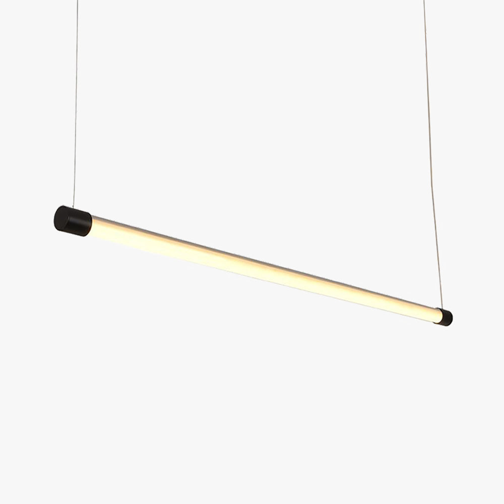 Arisha Linear Modern Pendelleuchte Schwarz&Silber Schlaf/Wohn/Esszimmer Metall 120/150CM Lang