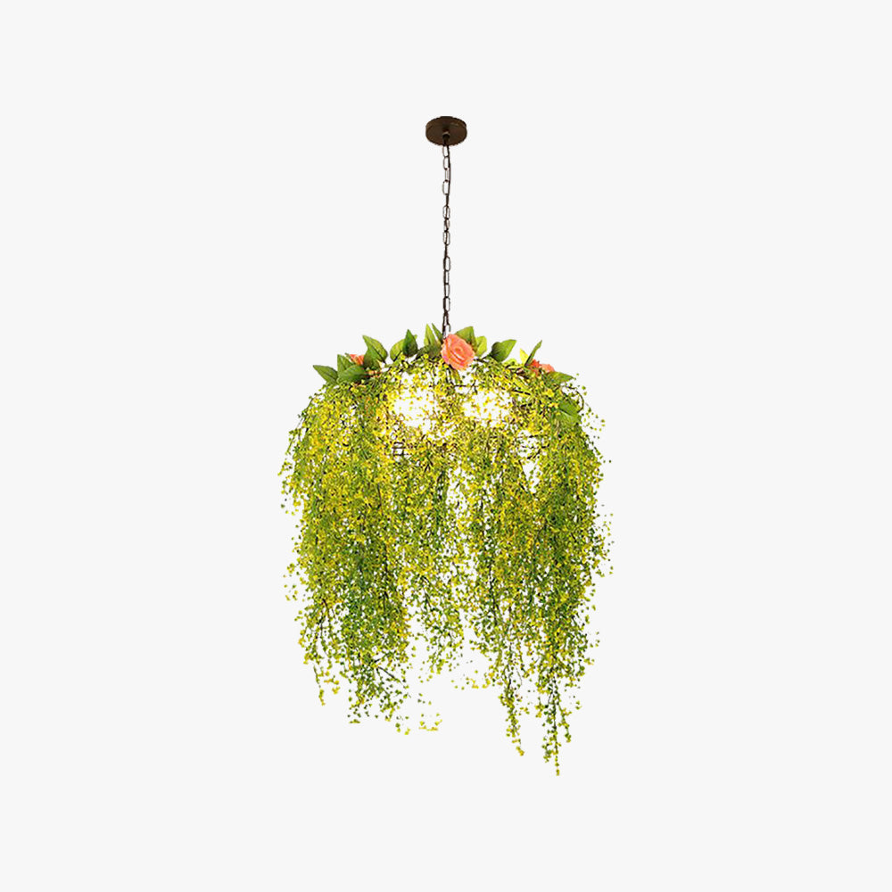 Ritta  Pendelleuchte Natur Grün Pflanze Wohn/Schlaf/Esszimmer