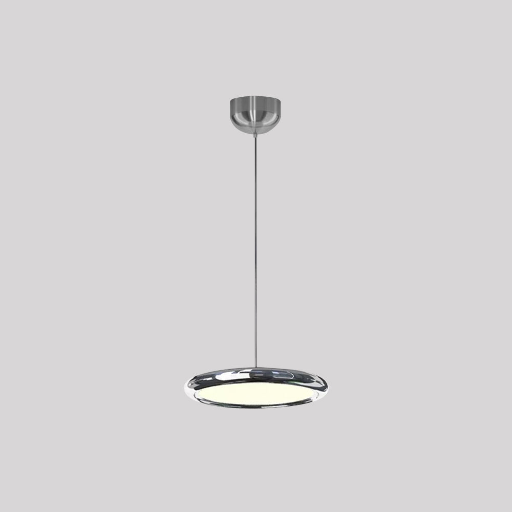 Arisha Modern LED Pendelleuchte Ring Esstisch, 3 Farbe, Metall Acryl