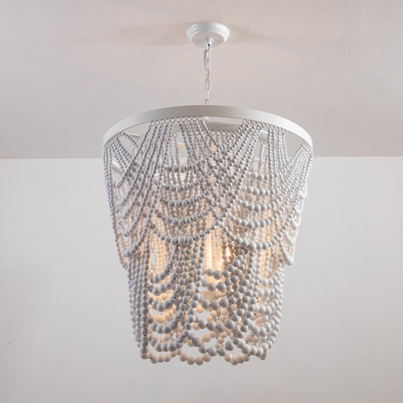 Silva Boho LED Pendelleuchten Schwarz/Rost/Weiß Holz/Metall Wohnzimmer/Schlafzimmer