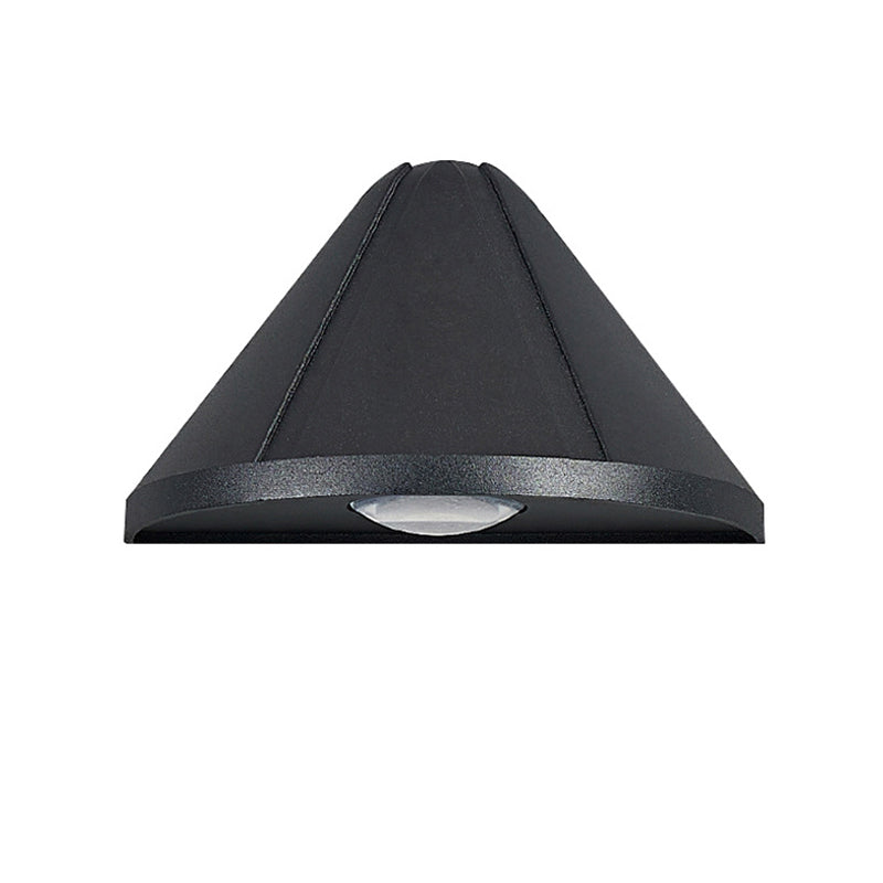Ray Modern LED Außenwandleuchte Schwarz/Weiß Garten Metall