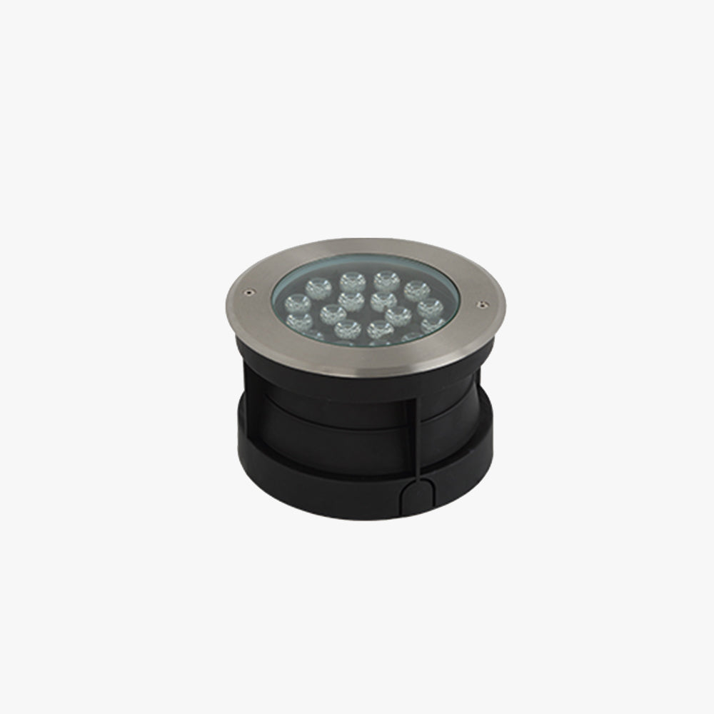 Ray Modern LED Außenleuchte Strahler unter Wasser Schwarz Metall&Glas ∅10/13/18/21CM