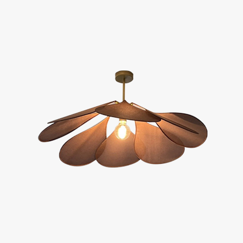 Ritta LED Pendelleuchte Modern Fanja Wohnzimmer Schlafzimmer, 2 Farben, Metall Stoff
