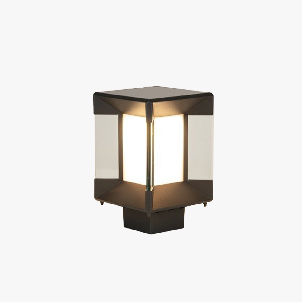 Ray Modern Minimalistisch LED Außenleuchte Schwarz/Gold Metall&GLetslightingr