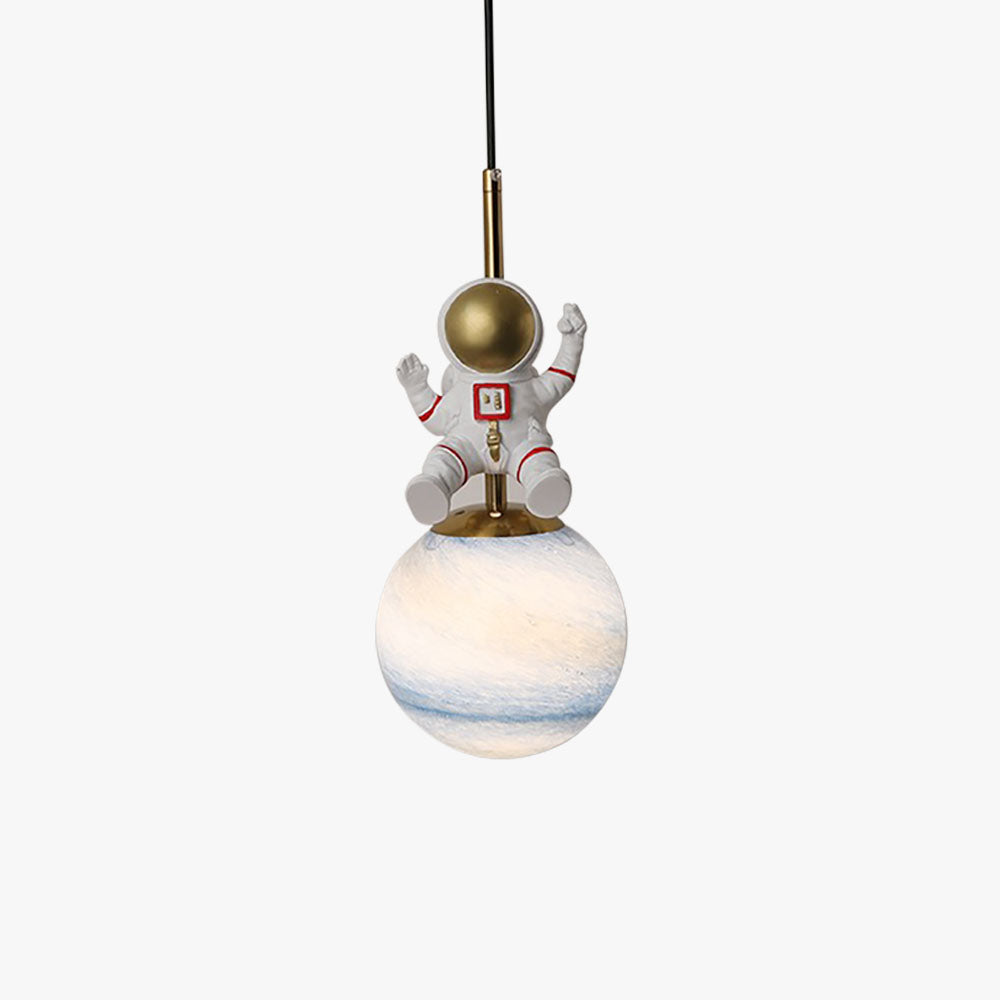 Aria Modern Design LED Pendelleuchte Kinderzimmer/Schlafzimmer Metall 2 Stile dia-15cm