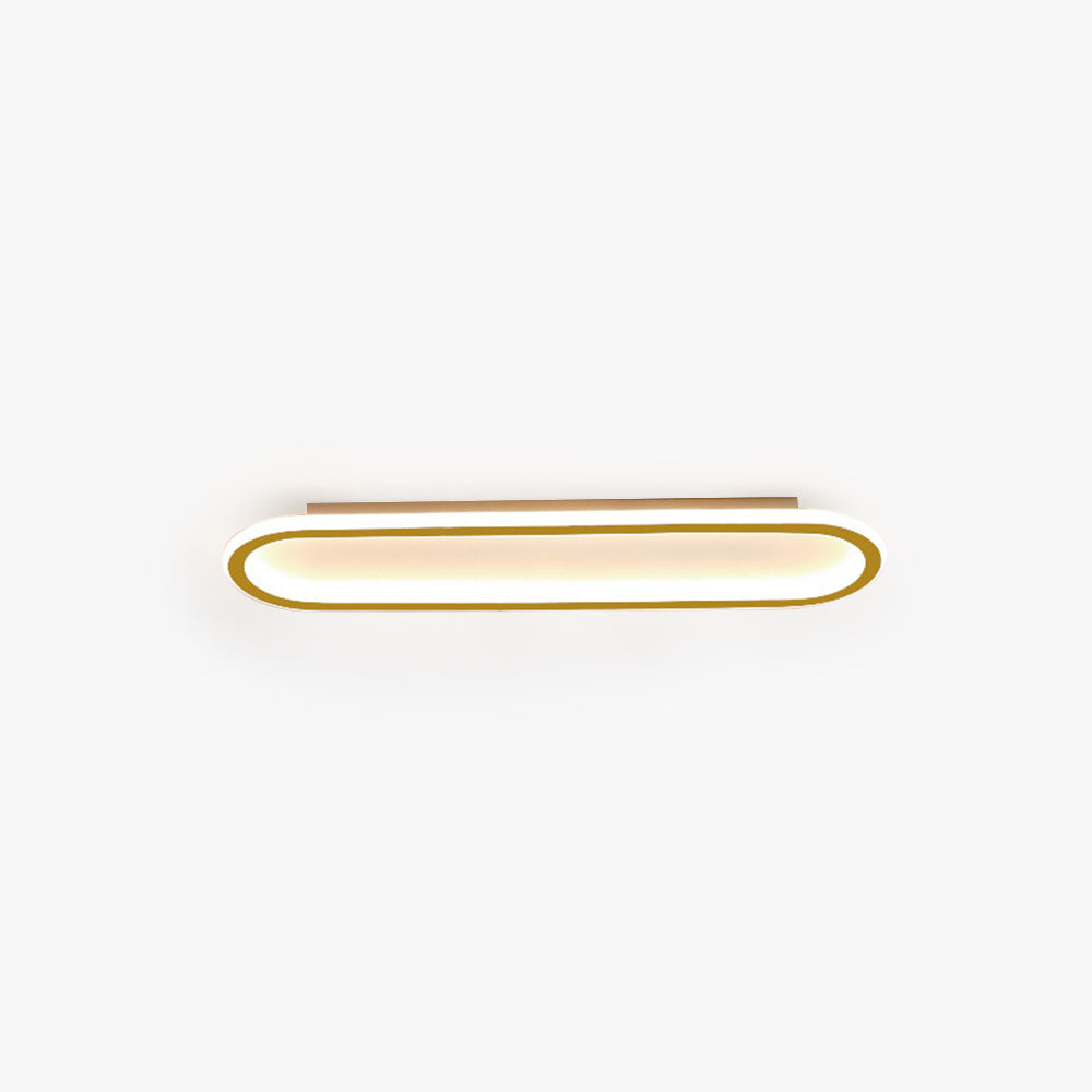 Arisha Deckenleuchte  Rechteckig Schwarz/Gold Schlaf/Wohnzimmer