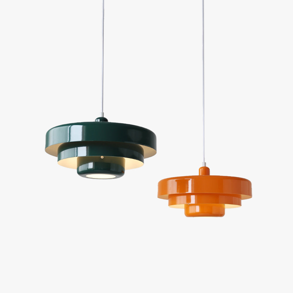 Aria  Pendelleuchte Orange/Grün/Weiß Modern LED  Wohnzimmer