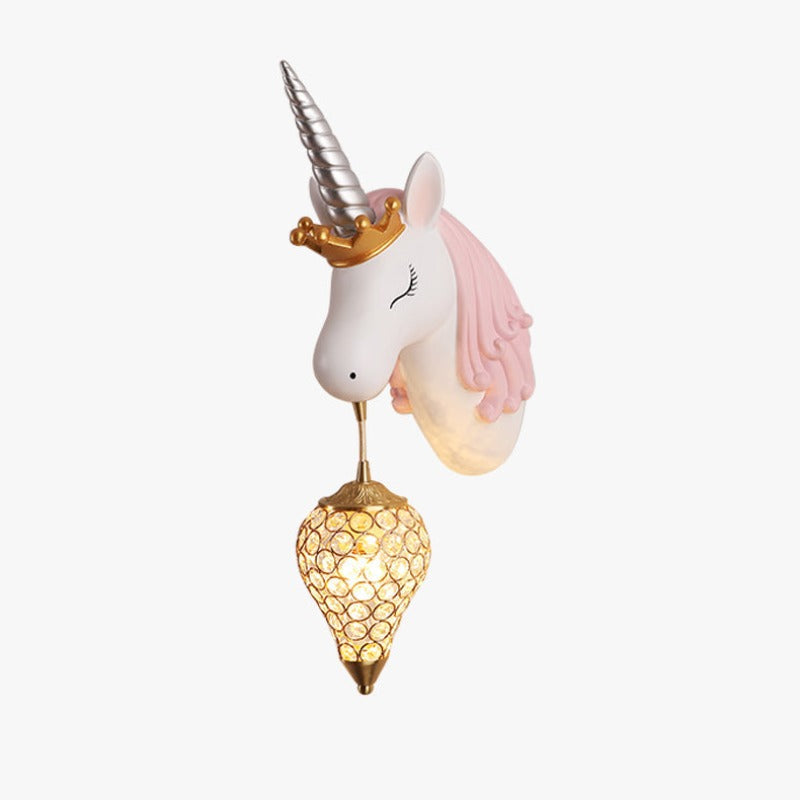 Aria Wandlecuhte Einhorn Rosa & Blau Kinderzimmer