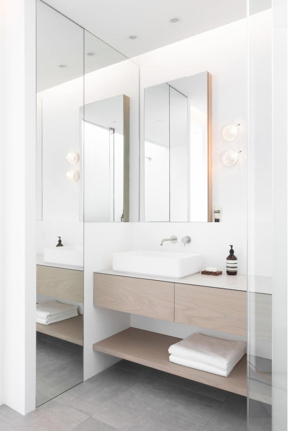 Sostor Wandleuchte Premium Nordisch Kunstglas Metall