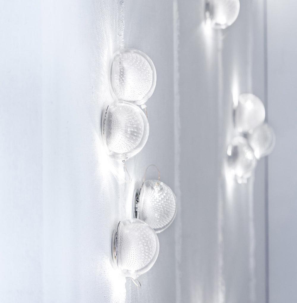 Sostor Wandleuchte Premium Nordisch Kunstglas Metall