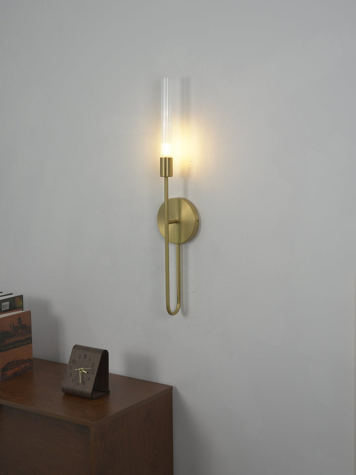 Zedro Slim-Glas-Wandleuchte Innenraum