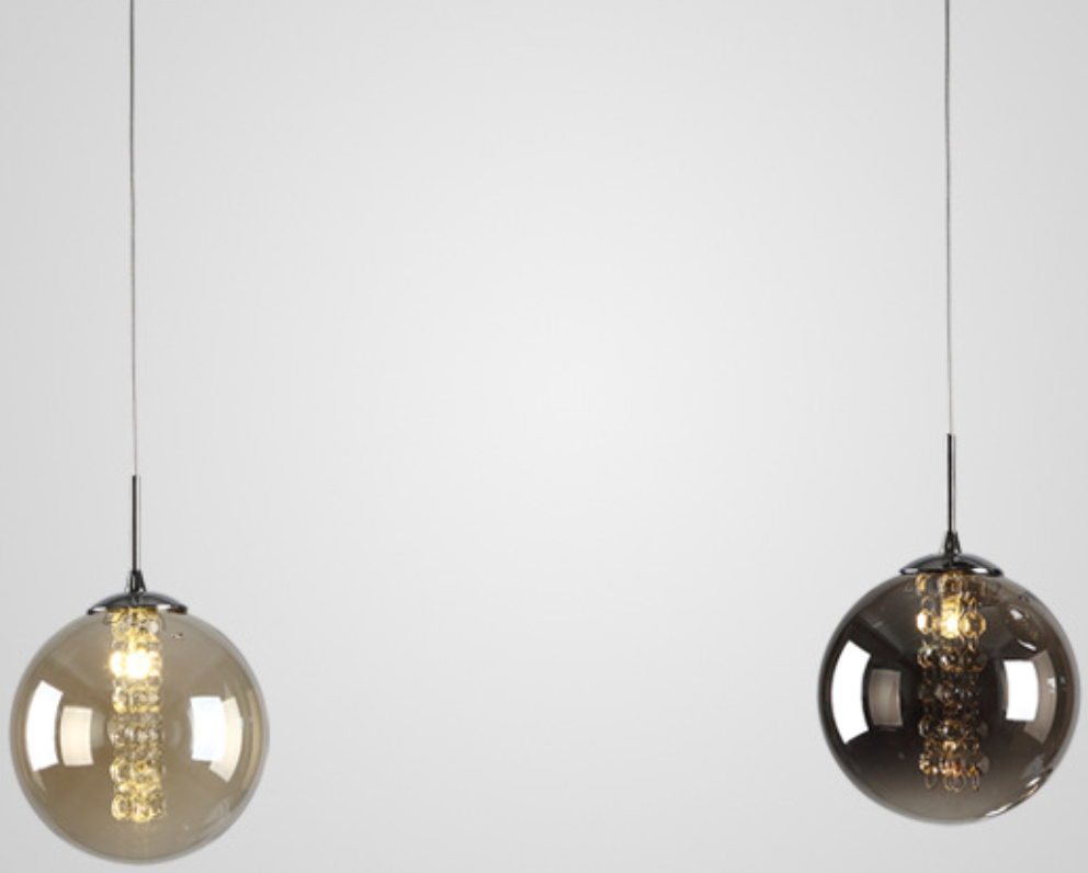 Juni luxuriöse Minimalistische Glas-Kristall Pendelleuchte