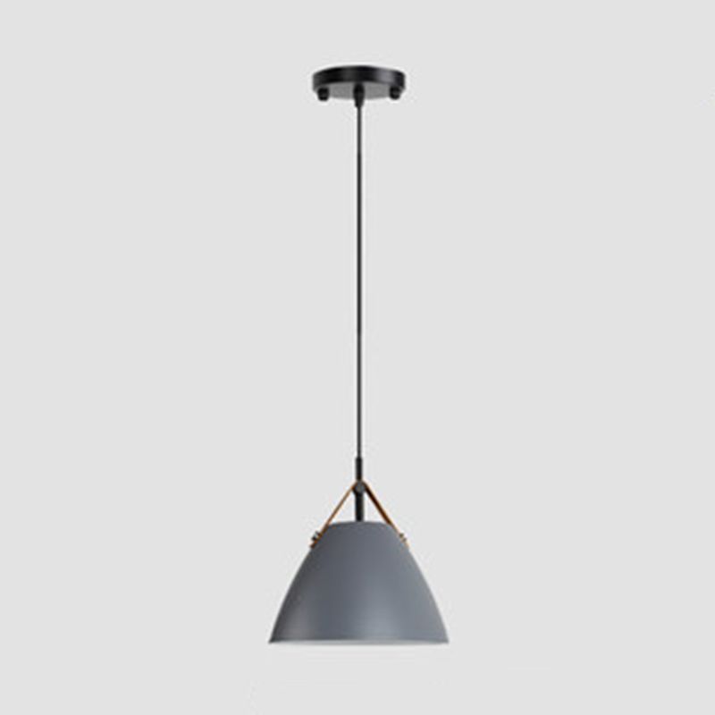 Valentina Modern LED Pendelleuchte Schwarz/Grau/Weiß/Rosa/Blau/Grün Wohn/Schlafzimmer Metall ∅26CM