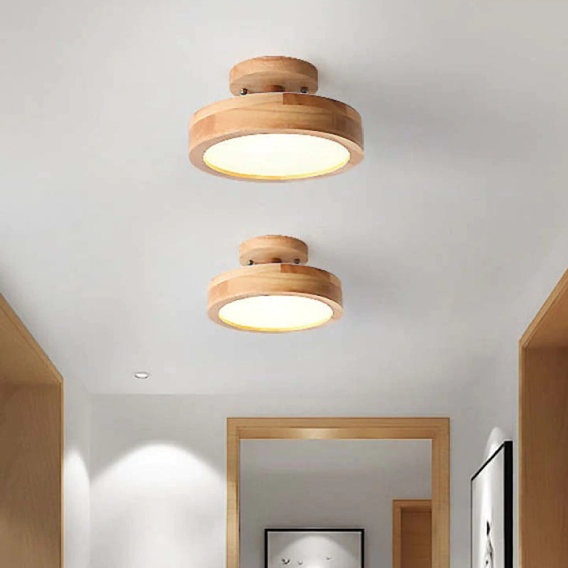 Arisha Modern LED Deckenleuchten 5 Farben Flur Acryl/Holz