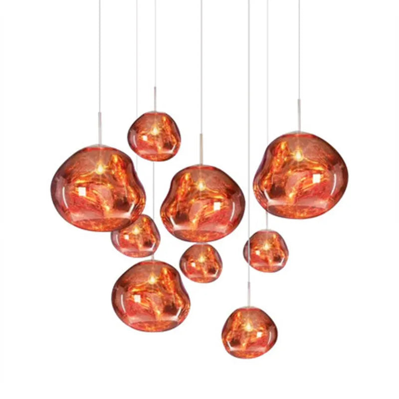 Valentina Melt  Pendelleuchte in Lavaoptik