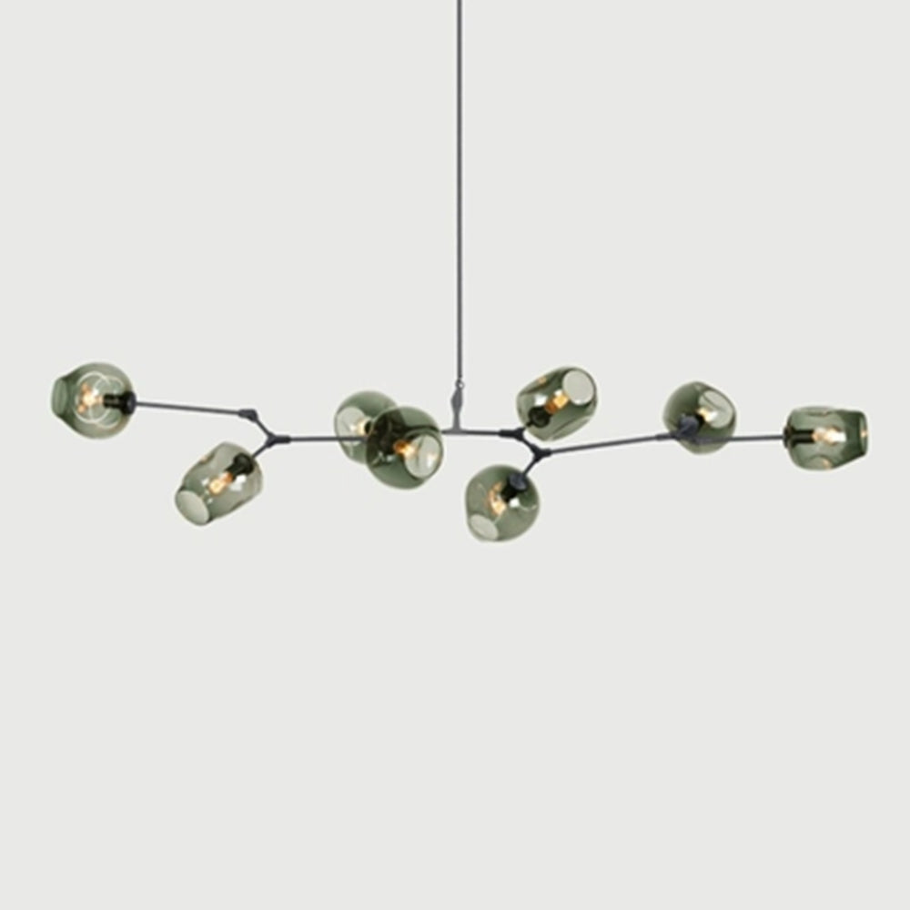 Valentina Pendelleuchte Schwarze/Gold Wohnzimmer/Schlafzimmer Glas