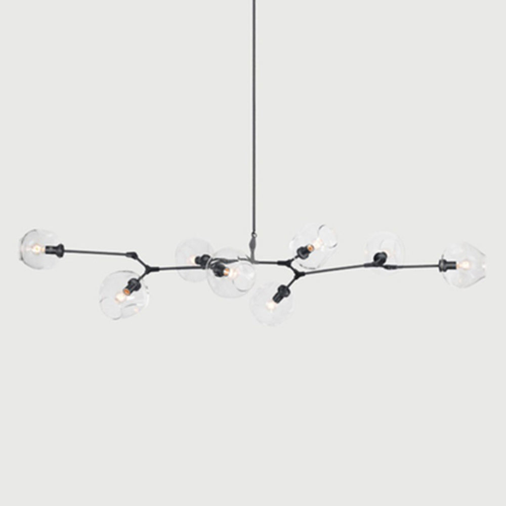 Valentina Pendelleuchte Schwarze/Gold Wohnzimmer/Schlafzimmer Glas
