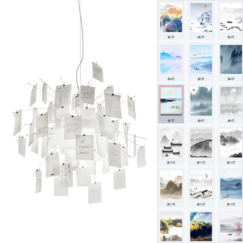 Luninena Kronleuchter Nordic Notes