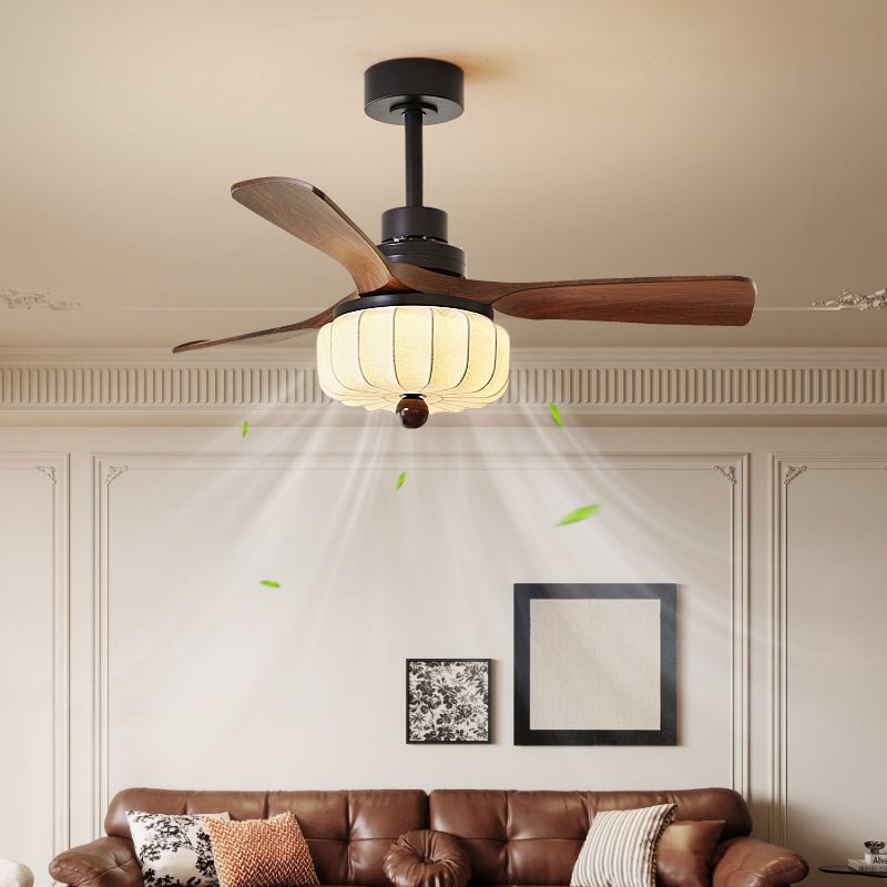 Svelk Vintage Deckenventilator mit Beleuchtung