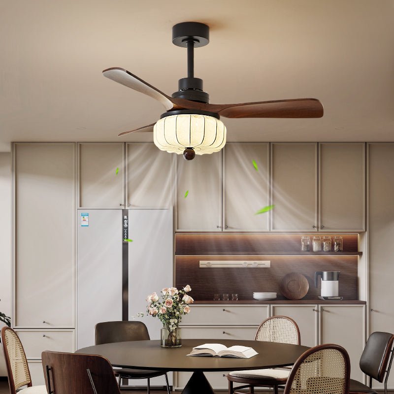 Svelk Vintage Deckenventilator mit Beleuchtung