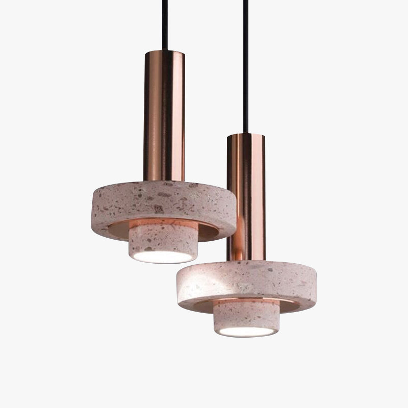 Arisha Modern LED Pendelleuchte Zylinder Wohn/Schlafzimmer Metall