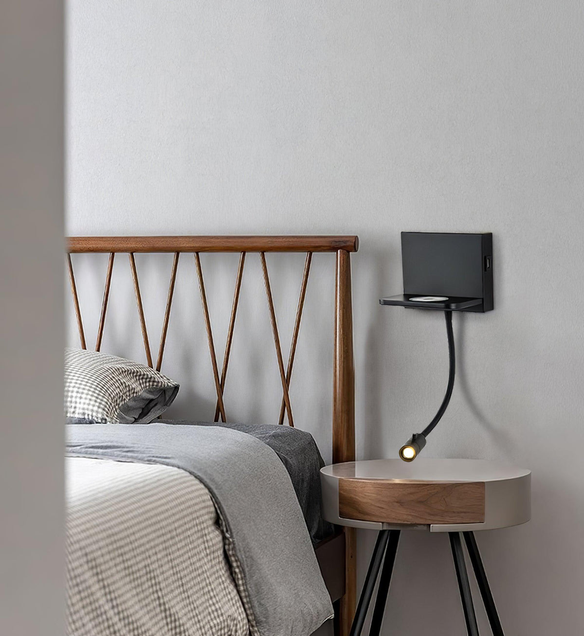 Vectra zeitgenössische minimalistische LED-Wandleuchte