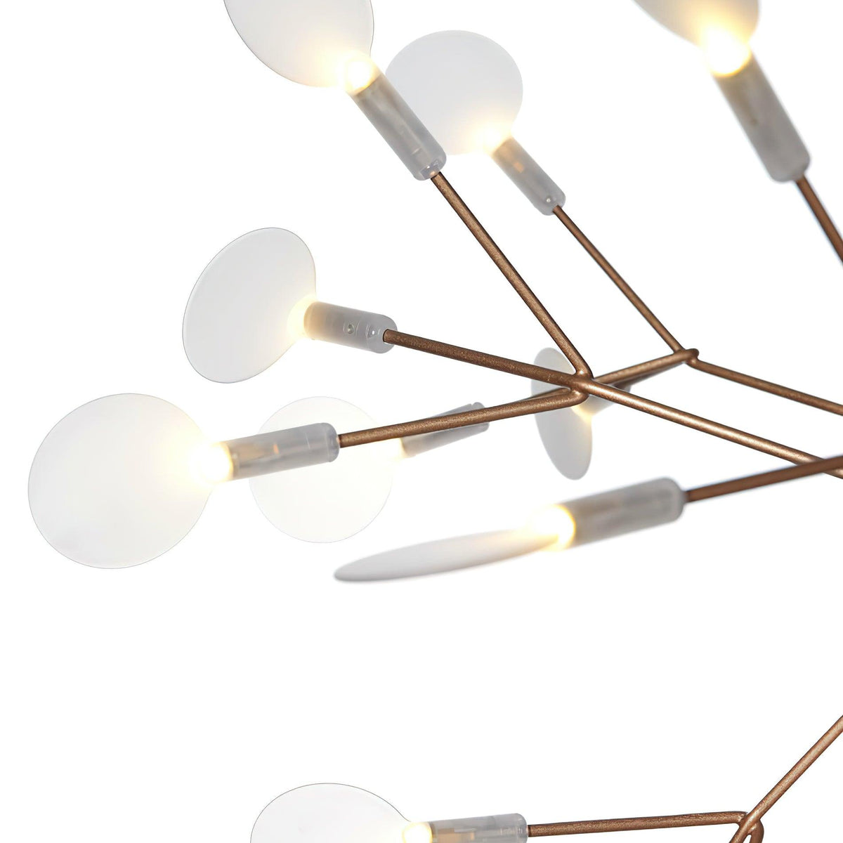 Brenwen Kronleuchter LED-Ast-Struktur lang linear künstlerisch