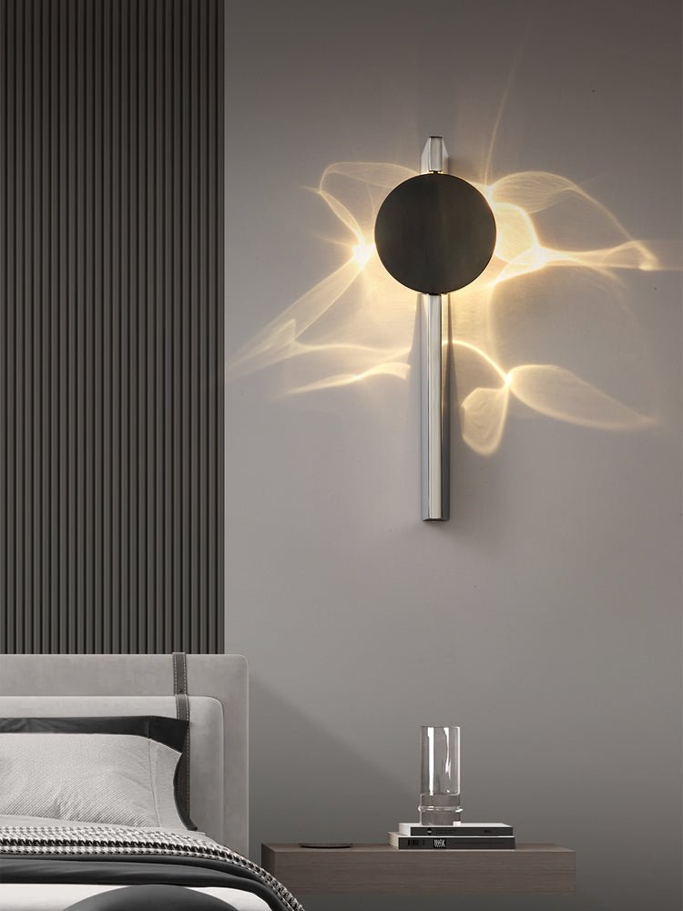 Pethr Wave Minimalistische Wandleuchte aus Stahl