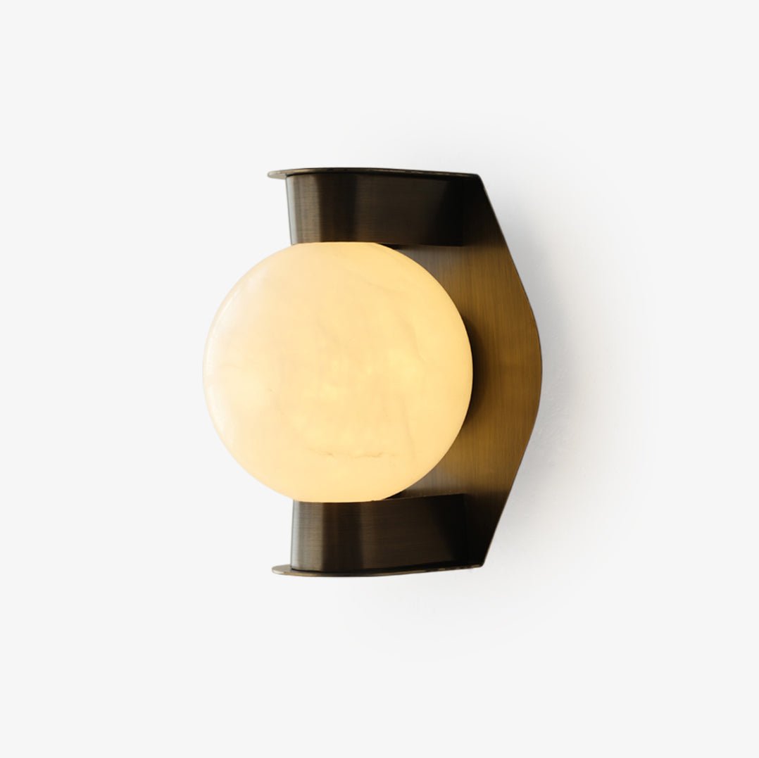 Caldrien Alabaster Orb Alabaster-Wandleuchte