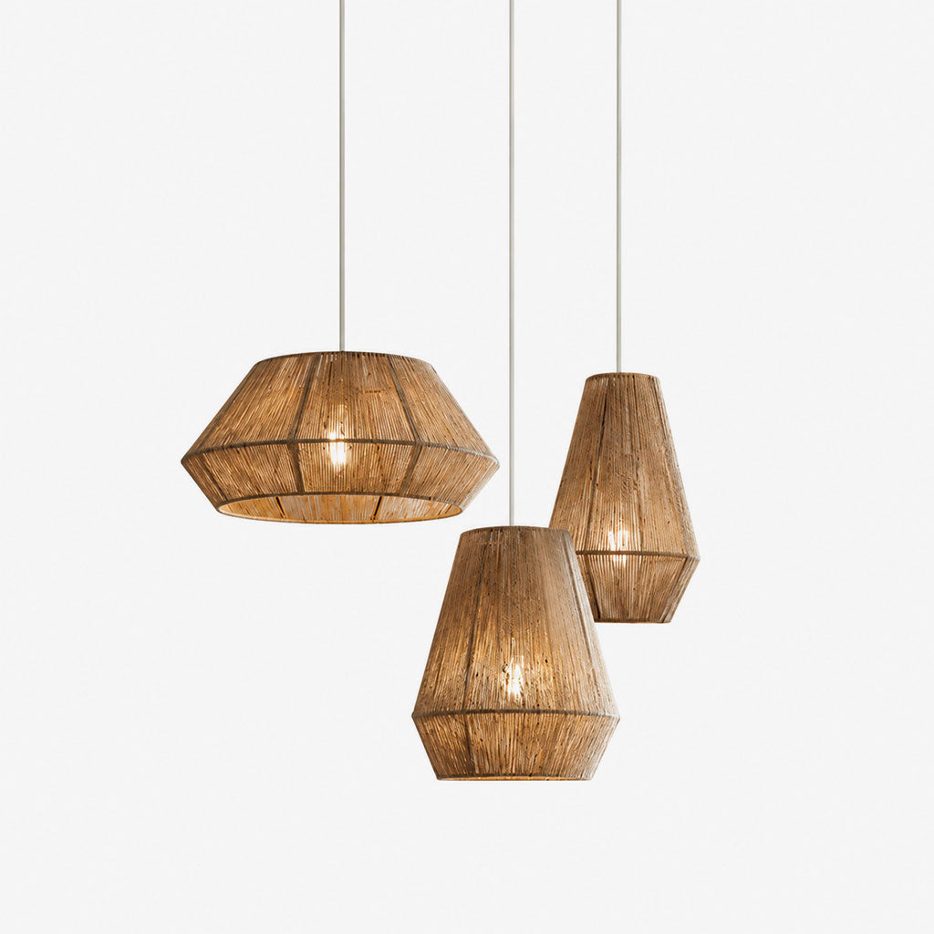 Navenwick Facettierte Seil-Pendelleuchte