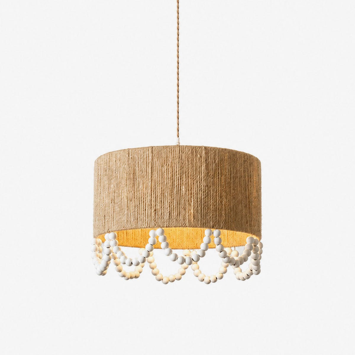 Jute-Pendelleuchte