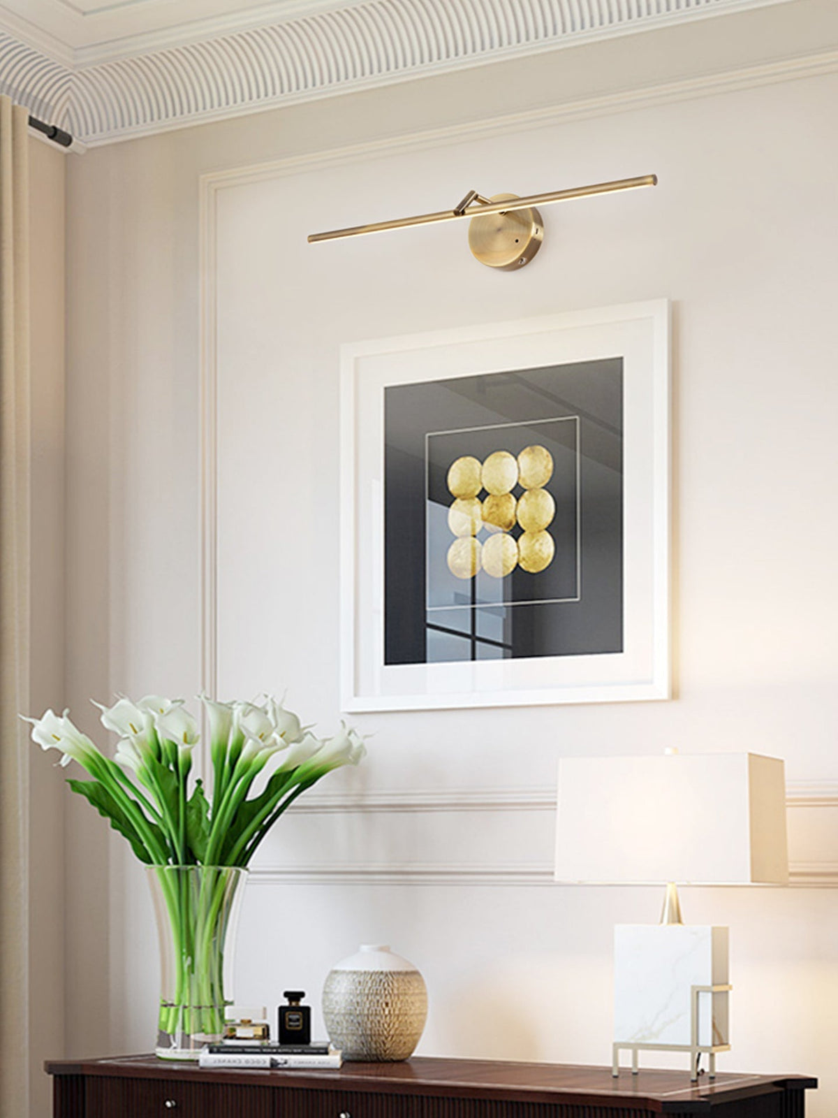 Suly Slim Gold Wiederaufladbare Wandleuchte