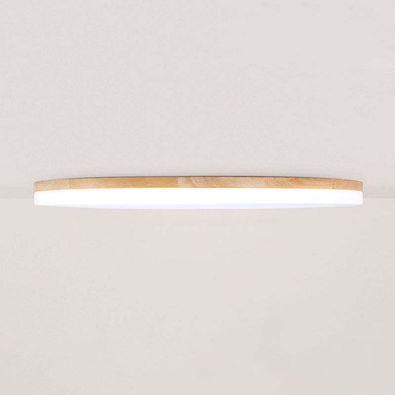 Muto  Deckenleuchte  Holz Schale, Weiß, Modern LEDWohnzimmer/Schlafzimmer