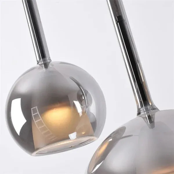 Valentina Modern Sphere LED Pendelleuchte Glas Esszimmer Bar