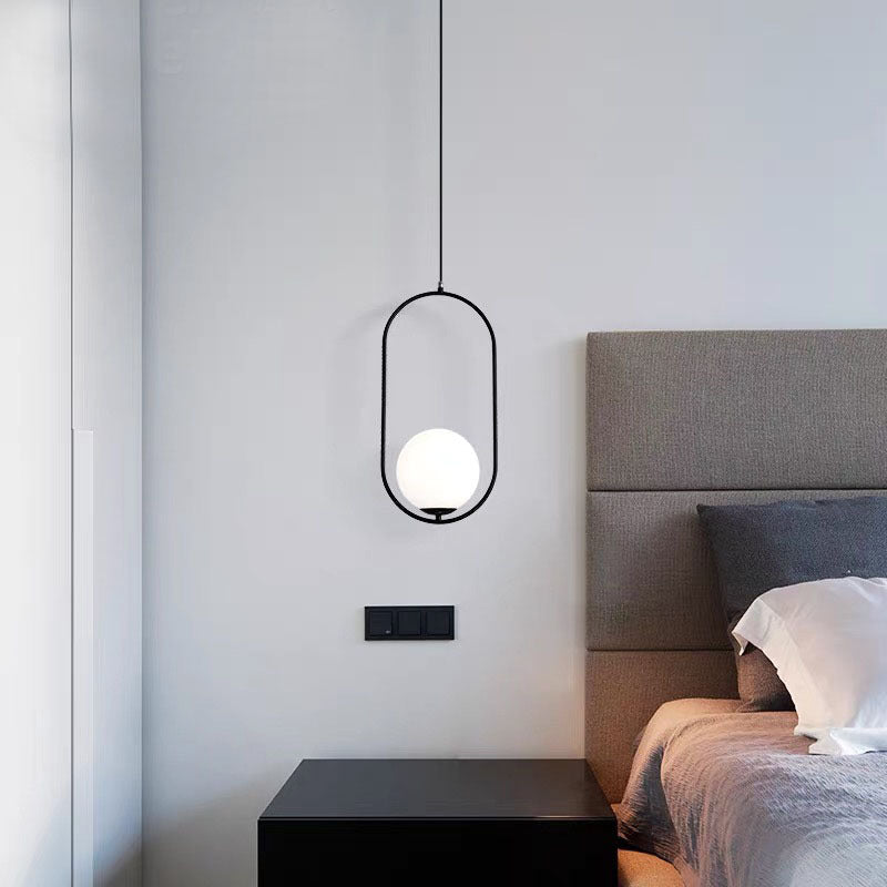 Valentina LED Pendelleuchte Kugel Ess/Wohnzimmer Metall/Glas