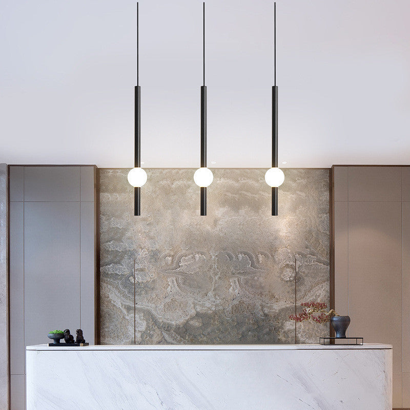 Arisha Modern LED Pendelleuchte Schwarz Schlaf/Wohn/Esszimmer Metall&Glas
