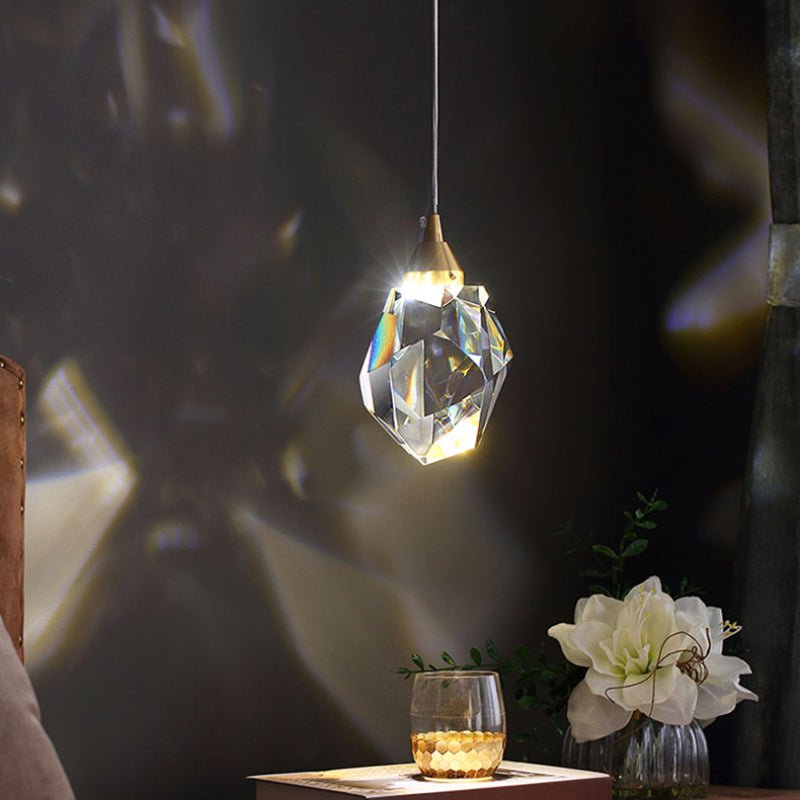 Kristy Minimalistische LED Pendelleuchte Wohn/Essenzimmer Kristall