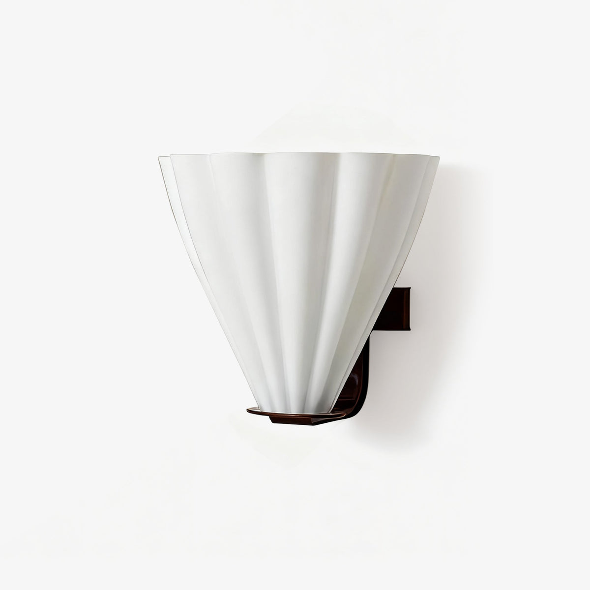 Ixelyn fächerförmige Wandleuchte aus Glas