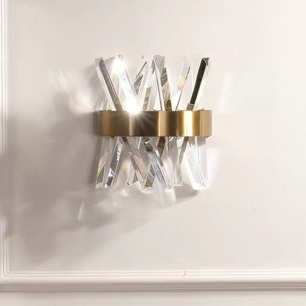 Kristy Modern LED Wandleuchte Innen GoldSchlaf/Wohnzimmer Metall Kristall