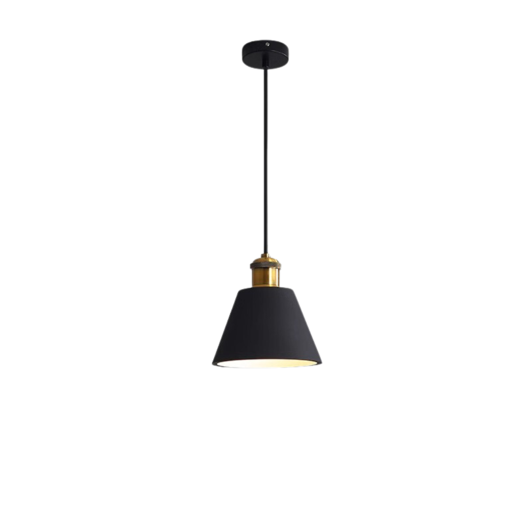 Valentina Modern LED Pendelleuchte Schwarz Metall Schlaf Wohnzimmer